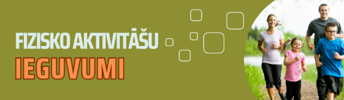 Fizisko aktivitāšu baneris