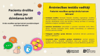 Informatīvs attēls par pacientu drošību