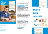 attēls ar vīrietu, kas kārto medikamentus