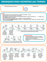 infografiks, kurā aprakstīta roku dezinficēšanas shēma